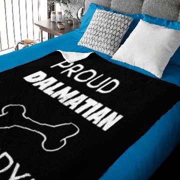 Discover Proud dalmatian daddy Baby Blankets