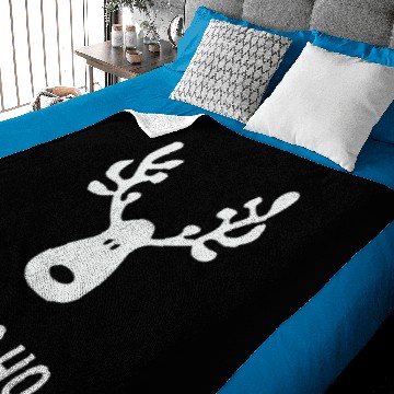 Discover Rudolf Ho Ho Ho Baby Blankets