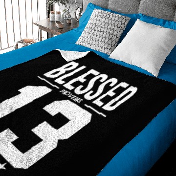 Discover Blessed Proverbs 3:13 Bible Verse Scripture Baby Blankets