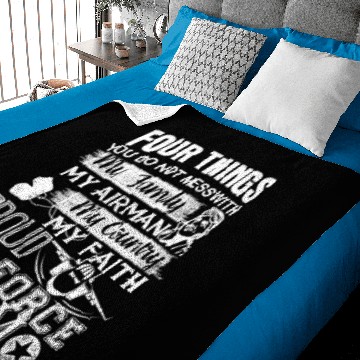 Discover Air Force Mom Baby Blankets