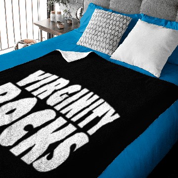Discover Virginity Rocks Baby Blankets