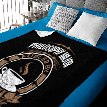 Discover Philosophy Major Fueled By Coffee Funny Baby Blankets