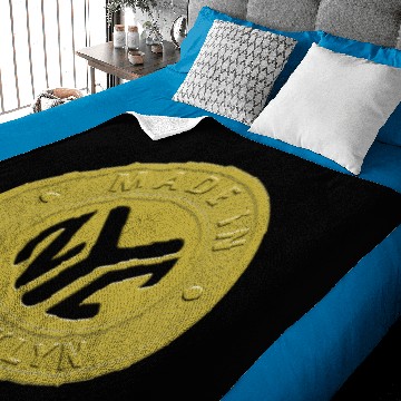 Discover Brooklyn Subway Token Baby Blankets