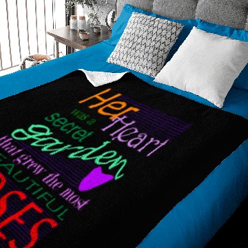 Discover A Secret Garden Baby Blankets