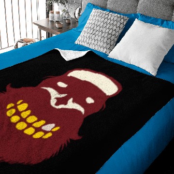Discover Beard Logo Special Movember Edition Baby Blankets