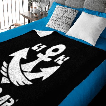 Discover Splatoon SquidForce Anchor Sweat Baby Blankets