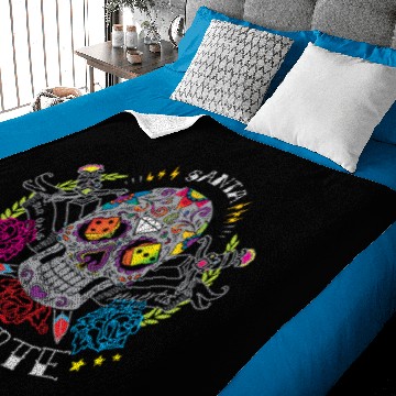 Discover Santa Muerte Baby Blankets