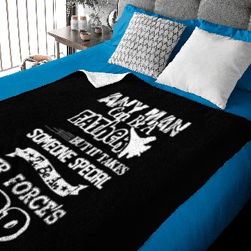 Discover Air Force Dad Baby Blankets