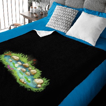 Discover garden pond pool plants Baby Blankets