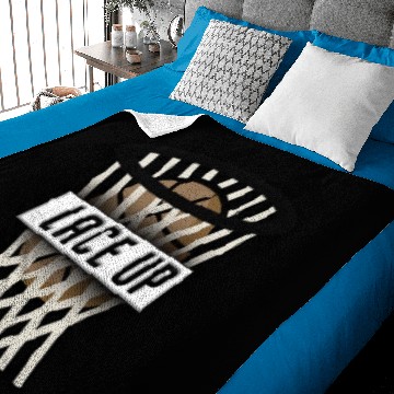 Discover Lace up ( Youtube Slogan) Baby Blankets