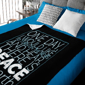 Discover Peace on earth Baby Blankets