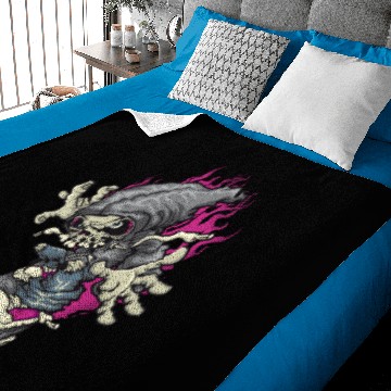 Discover sklet-skate-comics-cartoon-cool Baby Blankets