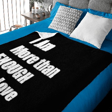 Discover I AM ENOUGH Baby Blankets