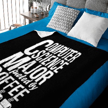 Discover Computer Science Major Fueled By Coffee Baby Blankets