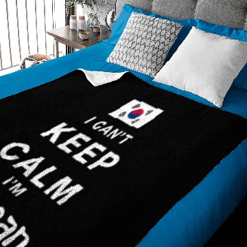 Discover I CAN'T KEEP CALM I'M KOREAN Baby Blankets