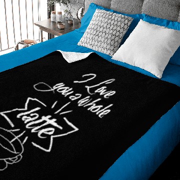 Discover Latte Pun Baby Blankets design