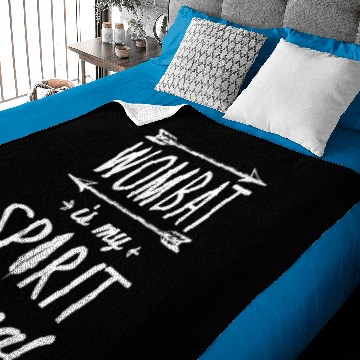 Discover Wombat Is Spirit Animal Baby Blankets