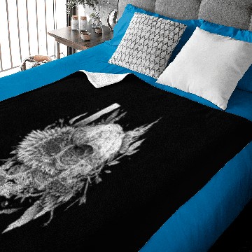 Discover Cat Skull Baby Blankets