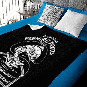 Discover Fishing Pond Catch A Lunker Baby Blankets