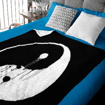 Discover Dripping Ying Yang Baby Blankets