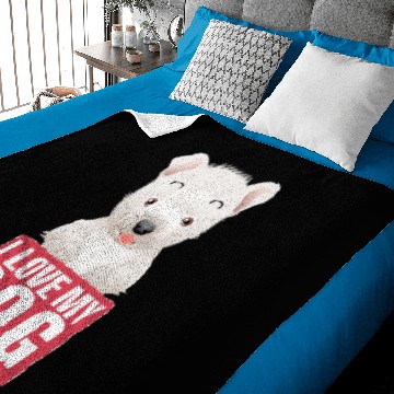 Discover I love my dog 13 Baby Blankets