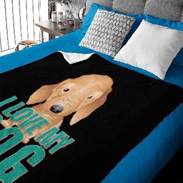 Discover I LOVE MY DOG 21 Baby Blankets