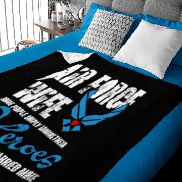 Discover Superhero Air Force Wife Baby Blankets