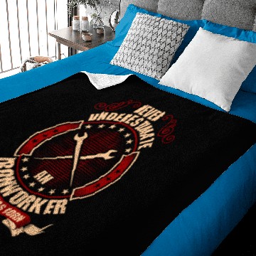 Discover Never Underestimate An Ironworker Who Was Born In Baby Blankets