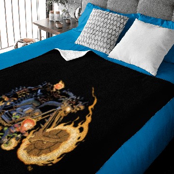 Discover Ghost Rider and Son Baby Blankets