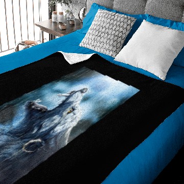 Discover wolf rage Baby Blankets