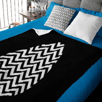 Discover Easter Egg Chevron White Baby Blankets