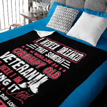 Discover Veteran Baby Blankets Baby Blankets - Grumpy Old Veteran
