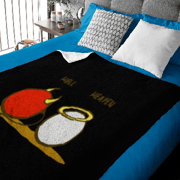 Discover Heaven and Hell Baby Blankets