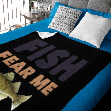 Discover Fish Fear Me Baby Blankets