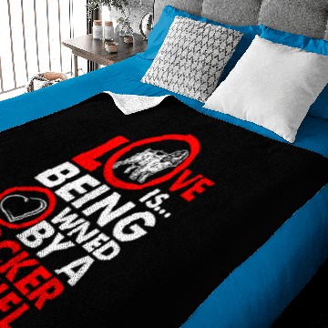 Discover Love Is Being Owned By A Cocker Spaniel Baby Blankets