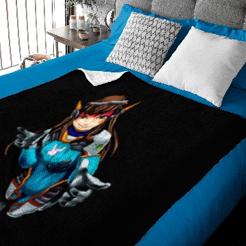 Discover Overwatch Dva Baby Blankets