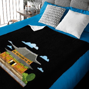 Discover Korean Temple Baby Blankets