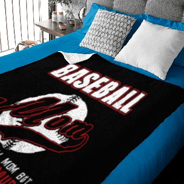 Discover Baseball Mom Like Normal Mom But Louder & Prouder Baby Blankets