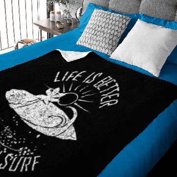 Discover surfer life is good Baby Blankets