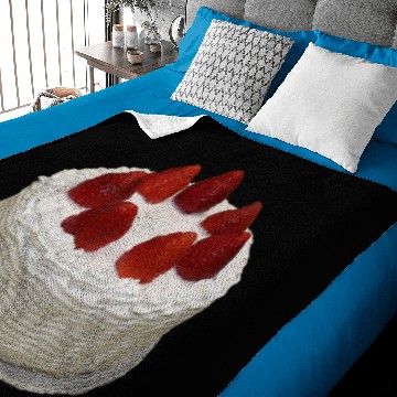 Discover Dessert Cake Strawberry Shortcake 2str Baby Blankets