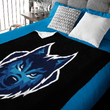 Discover Wolf_Tee Baby Blankets