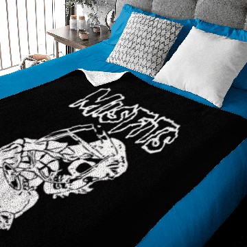 Discover Horror Punk Hardcore Baby Blankets