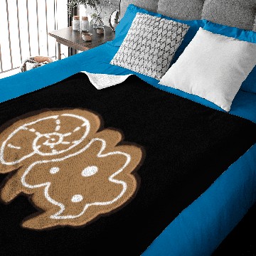 Discover Gingerbread cookie Baby Blankets