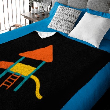 Discover Playground slide Baby Blankets