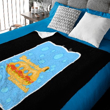 Discover Submarine Sandwich Baby Blankets