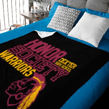 Discover Honor Society Dexter High School Warriors Baby Blankets