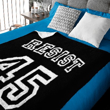 Discover Resist 45 Trump Protest Baby Blankets