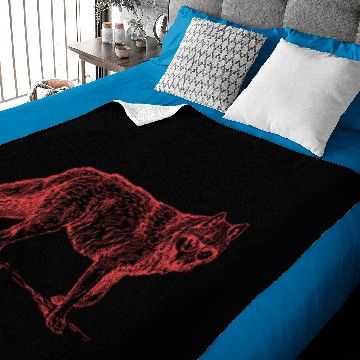 Discover HIPSTER WOLF Baby Blankets