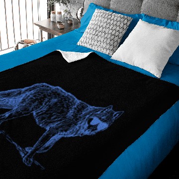 Discover HIPSTER WOLF Baby Blankets