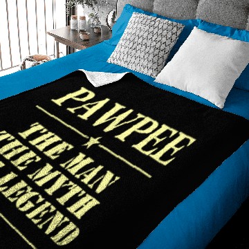 Discover Pawpee The Man The Myth The Legend Baby Blankets
